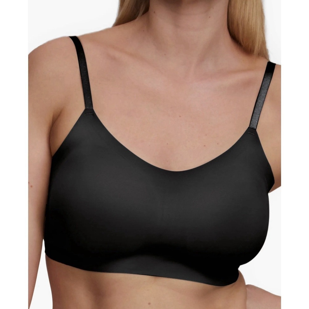 EBY Support Bralette Seamless Black Size 2XL DD Pull On Mesh Stretch Bra